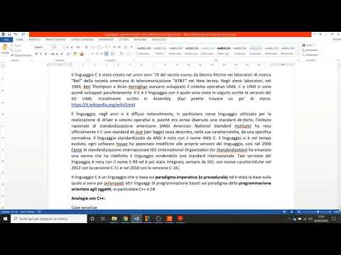 1 Linguaggio C introduzione