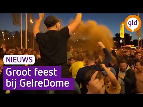 Groot feest bij GelreDome na Europese zege Vitesse