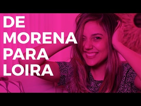 DE MORENA PARA LOIRA (COMO MUDEI MEU CABELO) | Camila Gaio