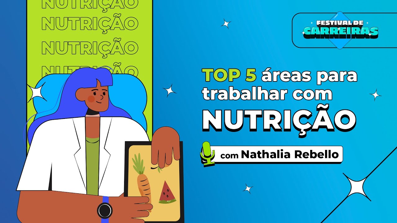 Top 5 áreas para trabalhar com nutrição