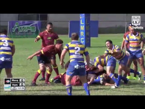 2016 NHRU Round 1 - Delayed Stream - Lake Macquarie v Hamilton