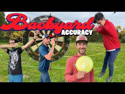 Most accurate Disc Golfer?!! Golf, Archery, Disc Golf and Darts