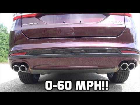 2017 Ford Fusion Sport 0-60 mph !