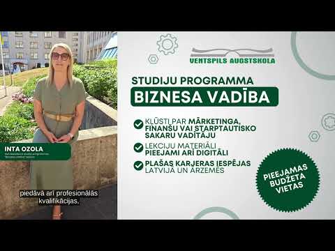 Studē BIZNESU Ventspils Augstskolā!