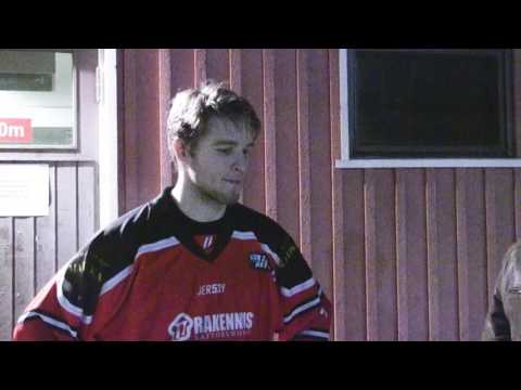 Erik Linnemäki HCIK-pelin jälkeen