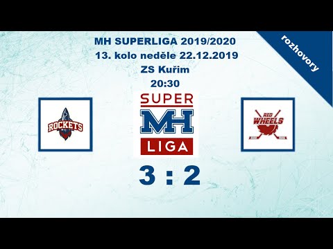 MH SUPERLIGA 13. kolo 2019/2020 Rockets vs Red Wheels 3:2 - rozhovory