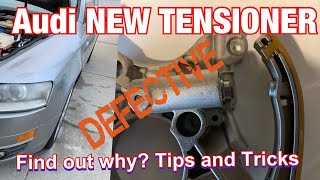 Audi A6 Timing Tensioner Misfire P0356 P0300 P0301 Tips and Tricks