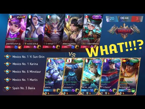 Top Global Martis | Top Supreme | DEFEAT | MLBB