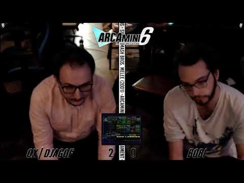 Arcamini 6 - 0x | DjaGoF (Cpt.Falcon) VS Bobi (Falco) SSBM Losers Quarters - Smash Melee