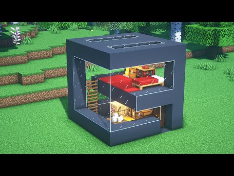 Minecraft | How to Build a Small Modern House #18 - Minecraft House Tutorial