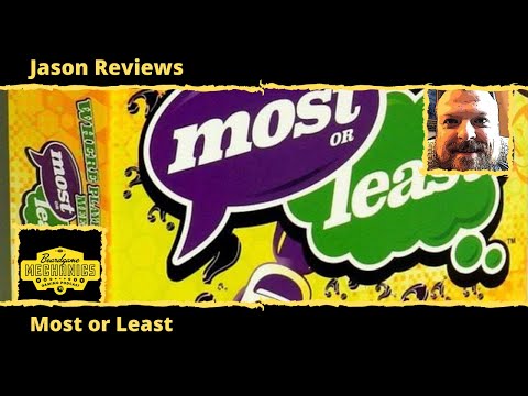 Jason's Board Game Diagnostics of Most or Least