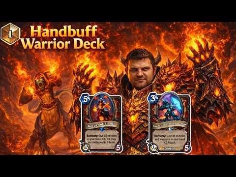 Playing With Food — Best Handbuff Warrior Deck to Climb Legend — Hearthstone Standard