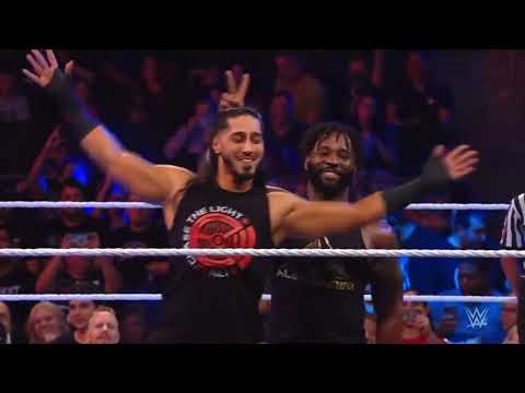 MUSTAFA ALI & CEDRIC ALEXANDER + AKIRA TOZAWA & T-BAR ENTRANCE WWE MAIN EVENT 07.28.2022