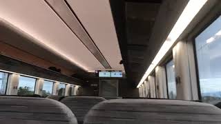 【新型特急】近畿日本鉄道80000系 HV03 特急ひのとり62列車 大阪難波行 近鉄名古屋駅発車後の車内の様子