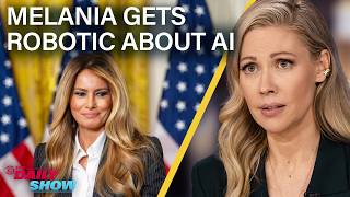 Daily Show Satirizes Trump Coins, Iran Tensions, and Melania's AI Speech