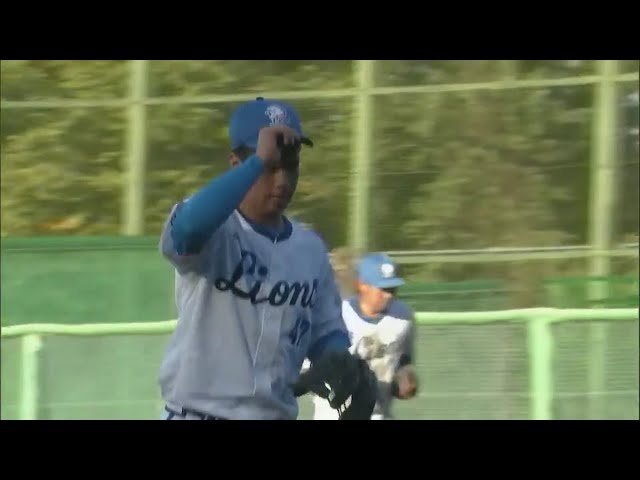 【ファーム】 わずか7球!! ライオンズ・松岡が圧巻のリリーフ!! 2020/10/31 L-G(ファーム)