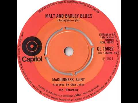 UK New Entry 1971 (79) McGuinness Flint - Malt And Barley Blues