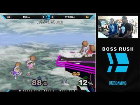Boss Rush SmashG0D Winners Semis - TS|Axe (Falco/Ice Climbers) vs Glitch (Ice Climbers)