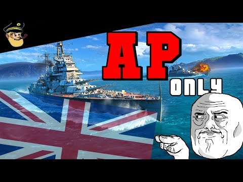 HMS Monarch AP only! World of Warships