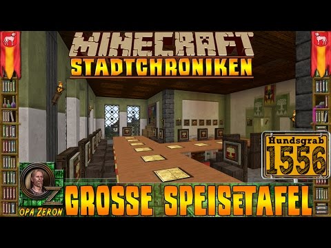 Minecraft⛏Stadtchroniken [#1556] Große Speisetafel [HD+Deutsch]