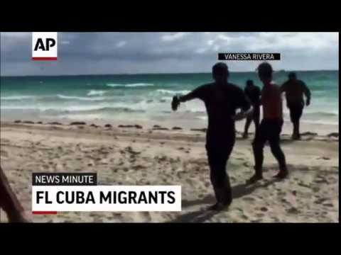 Cuban Migrants Make It To Miami Beach