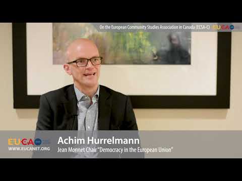 Dr. Achim Hurrelmann on the European Community Studies Association in Canada (ECSA-C)
