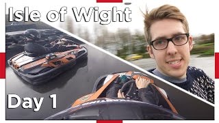Go Karting Isle of Wight Tree House! | Evan Edinger Travel