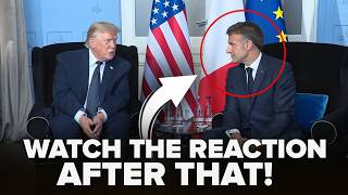 😱Macron SHOCKED by Trump's emergency statement on Ukraine! WATCH his priceless reaction