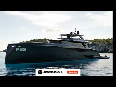 Vision F80 Black Edition Yacht Tour 🚤 | Ultra-Luxury Futuristic Superyacht 2025