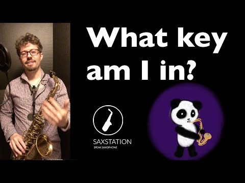 What key am I in on saxophone? alto to tenor