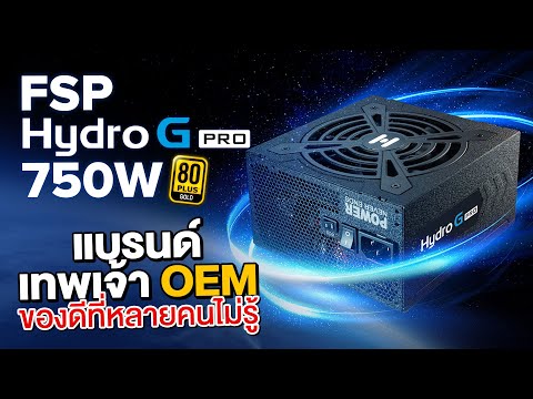 โรงงานผลิตขายเอง FSP Hydro G Pro 750W ตัวเทพ OEM กับ 80 Plus Gold ถึกทน