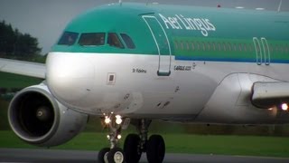 preview picture of video 'Aer Lingus A320 Departs for Heathrow'