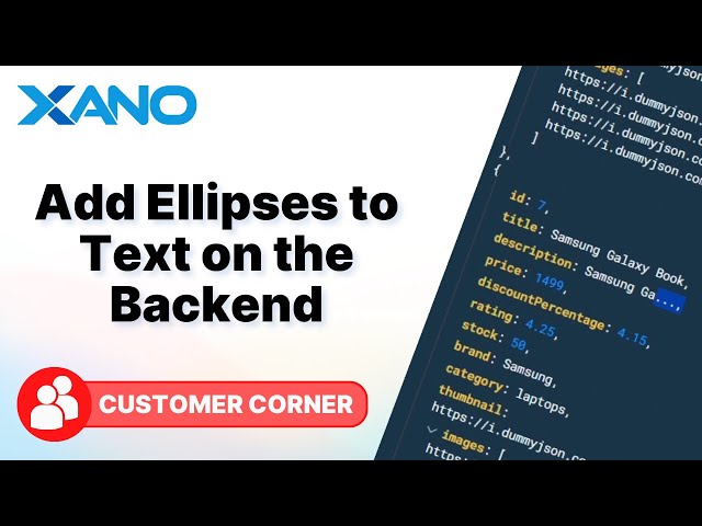 Add Ellipses to Text on the Backend (for Adalo & more)