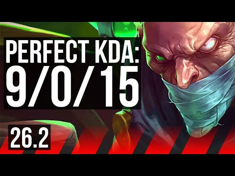 SINGED vs SETT (TOP) | Perfect KDA: 9/0/15 | KR Master | 26.2