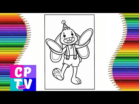 Poppy Playtime Bunzo Bunny Coloring Pages/Poppy Playtime Coloring/Elektronomia - Energy[NCS Release]