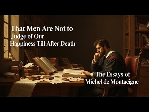 Video thumbnail for Essays of Michel de Montaigne (Chap. 1.18)