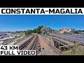 Constanta Mangalia Full Rearview Trainride Zugfahrt