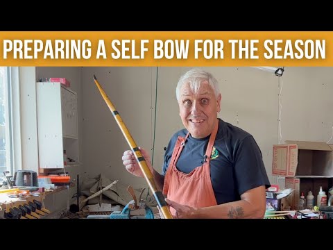 How to prepare a self yew longbow for the season