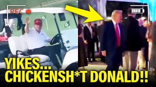 SCARED Trump HIDES from HIS BASE as Trouble GROWS