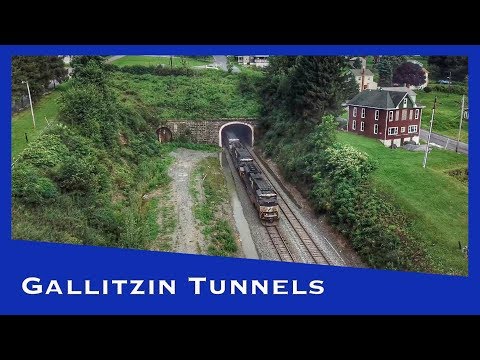 Railfanning Gallitzin Tunnels with a Drone