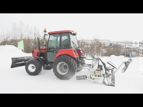 Технику для катков и лыжных трасс испытывают в Витебске (28.01.2019)