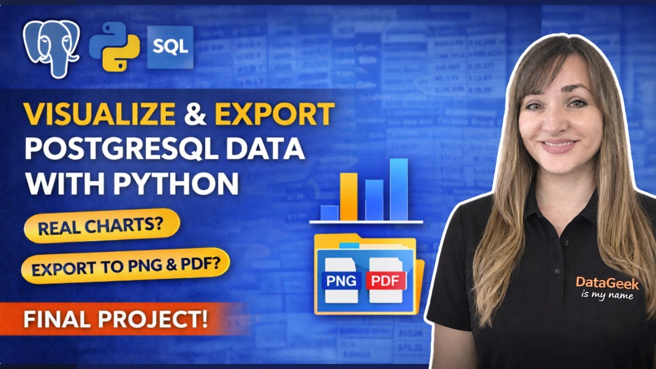 Visualize & Export PostgreSQL Data with Python | SQL + Python Beginner Project