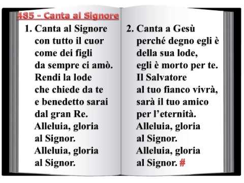 485 Canta al Signore - Innario Chiesa Cristiana Avventista del Settimo Giorno 2014