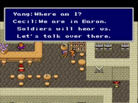 FFIV Walkthrough: Part 18 - Baron: 1st Part