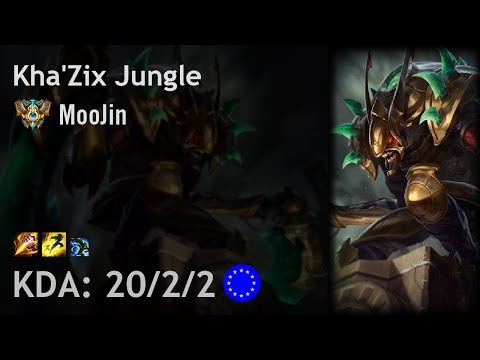 Kha'Zix Jungle vs Lee Sin - MooJin - EUW Challenger Patch 7.14