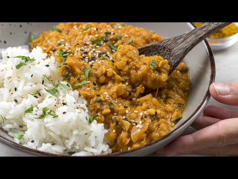 Lentil curry – Red lentil Dahl