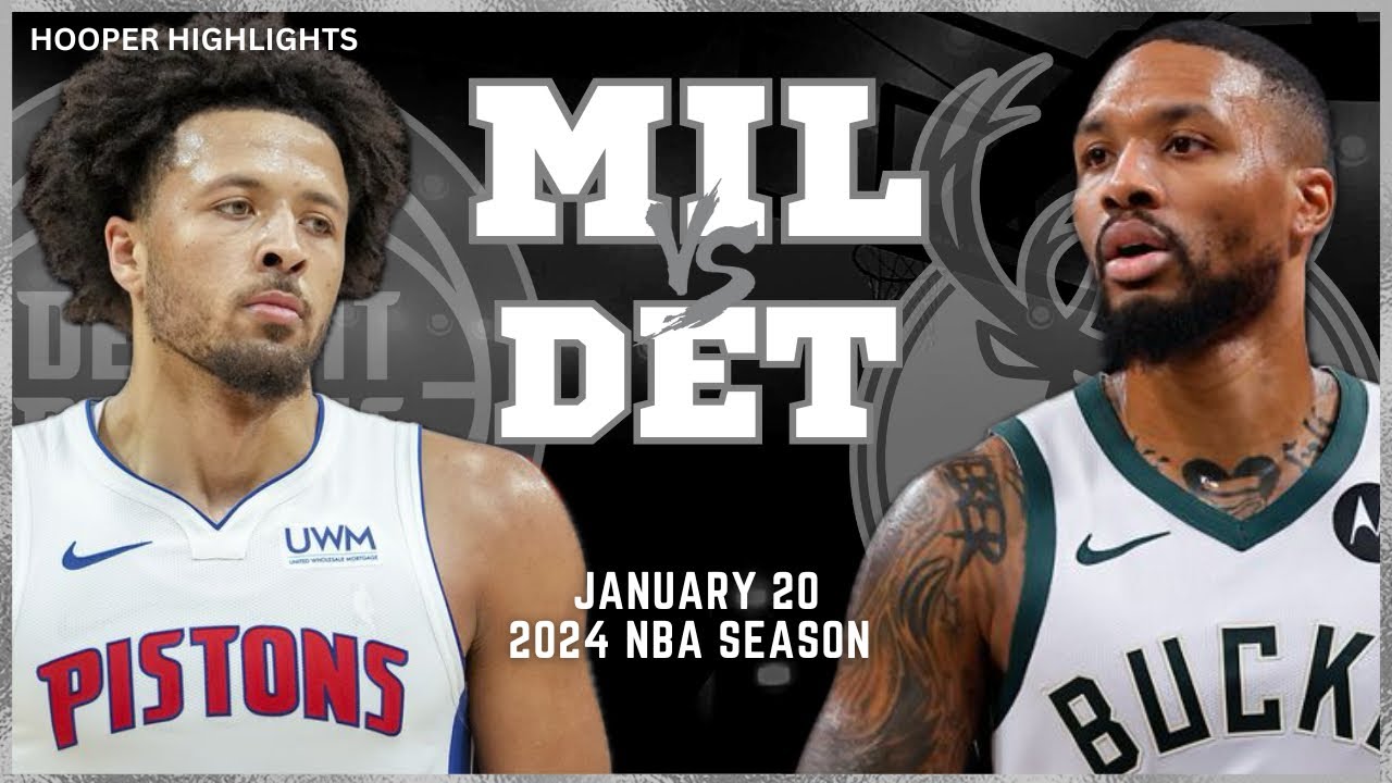 20.01.2024 | Detroit Pistons 135-141 Milwaukee Bucks