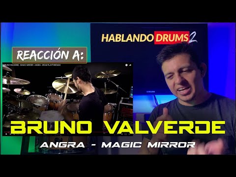 Baterista Reacciona: Bruno Valverde - Angra - Black Magic Mirror - Hablando Drums S.2 E.124