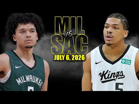 Milwaukee Bucks vs Sacramento Kings Full Game Highlights - July 6, 2026 | NBA Summer League