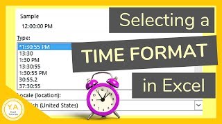 Format Time in Excel - Tutorial
